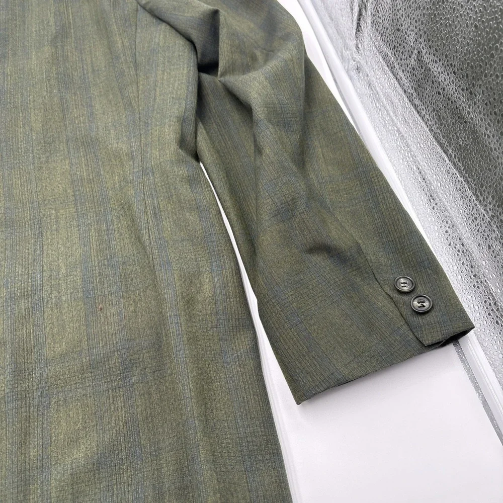 VTG Kingsridge Custom Fabric Campbells Southern California Blazer Mens 42R Green